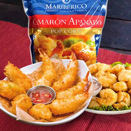 Pack camarones apanados a elección 3X: (3 bolsas 500 g c/u)