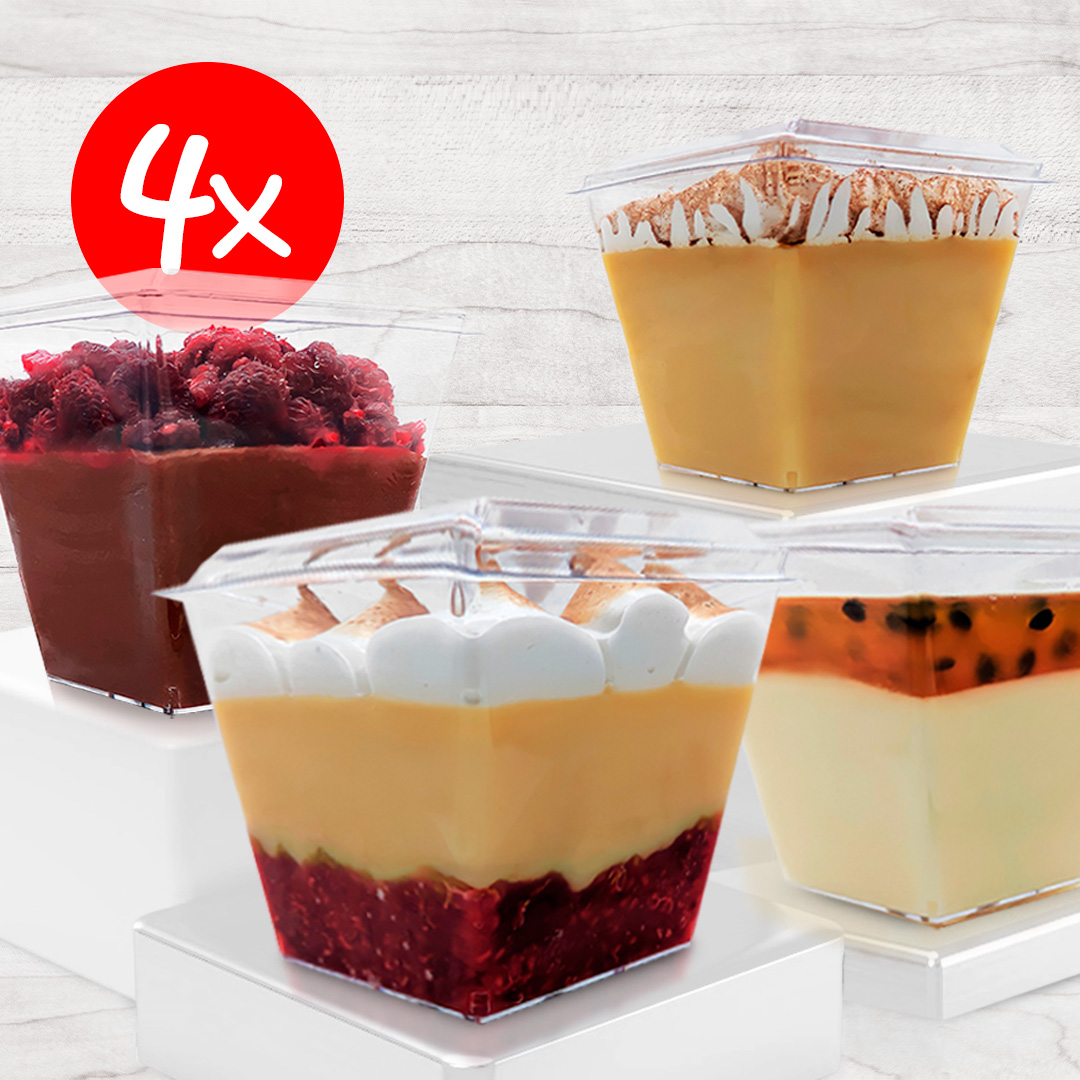 4 Postres artesanales a elección. Variedades