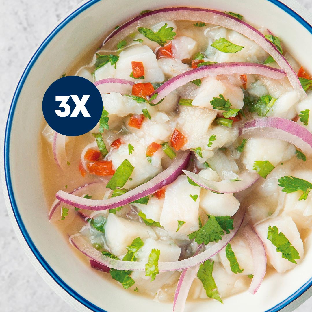 Pack 3x Ceviches a elección