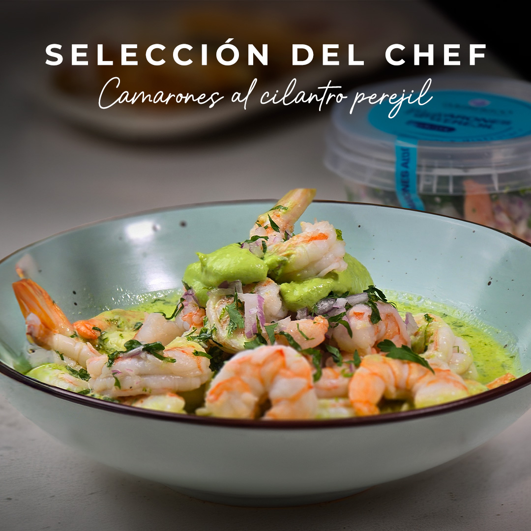 Camarón al Cilantro Perejil Fresco