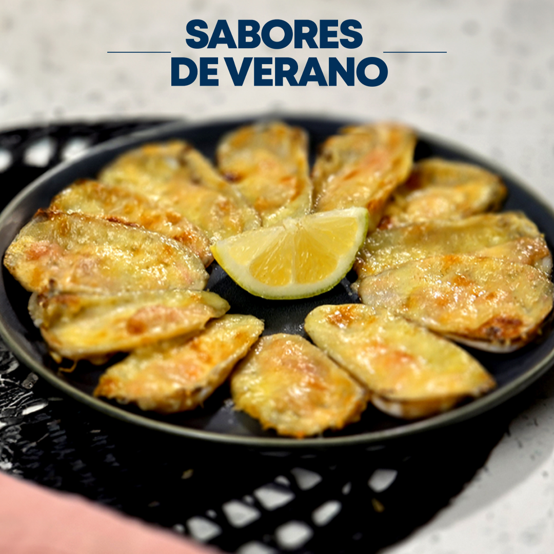 Machas a la parmesana Gourmet 12 unidades (extra queso, crema y mantequilla)