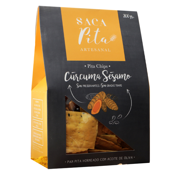 Saca Pita Cúrcuma & Sésamo