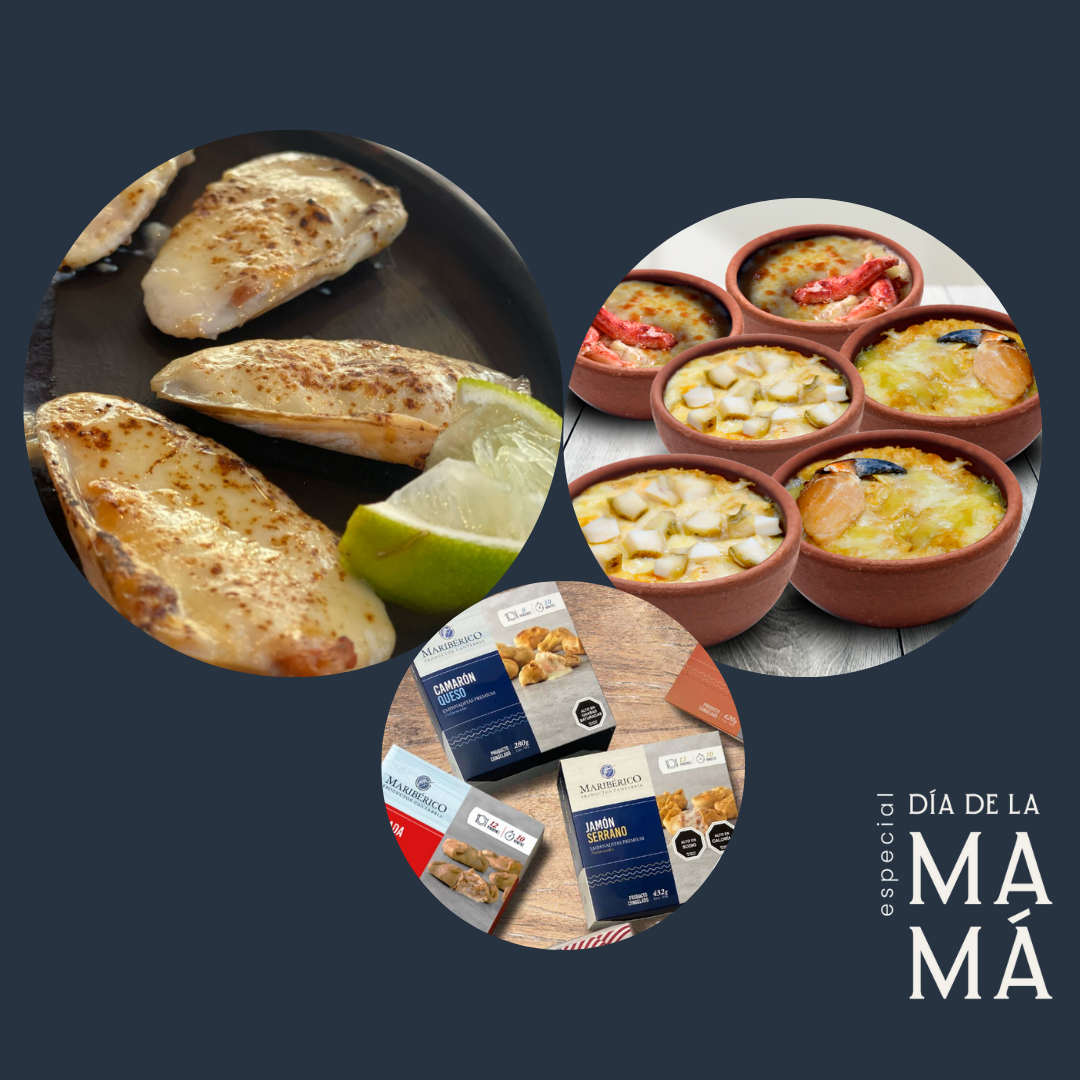 Menú 1 (machas parmesanas + pack de mini pasteles + empanaditas de coctail)