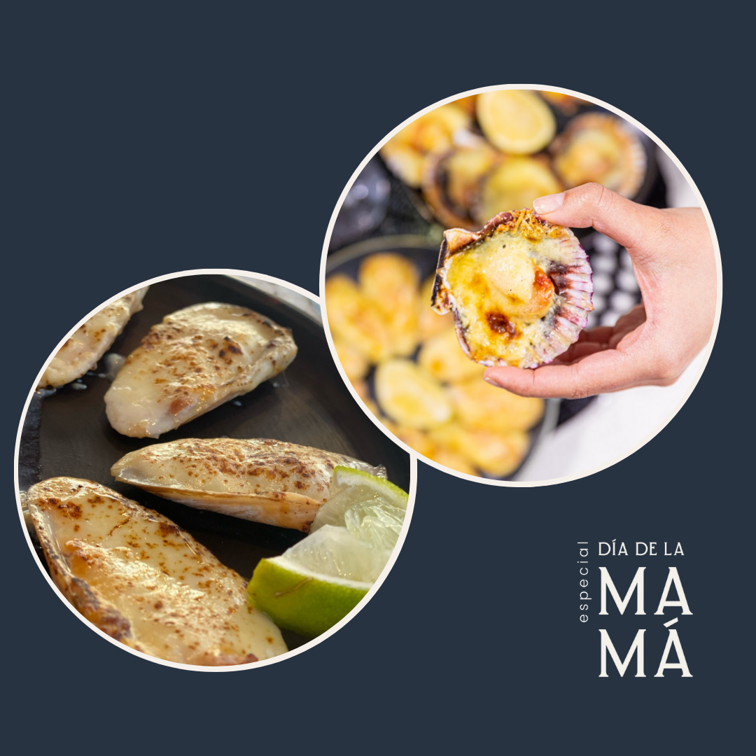 Pack Delicias del mar (machas parmesanas + ostiones parmesanos)